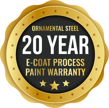 E-coat process paint warrenty 20 years